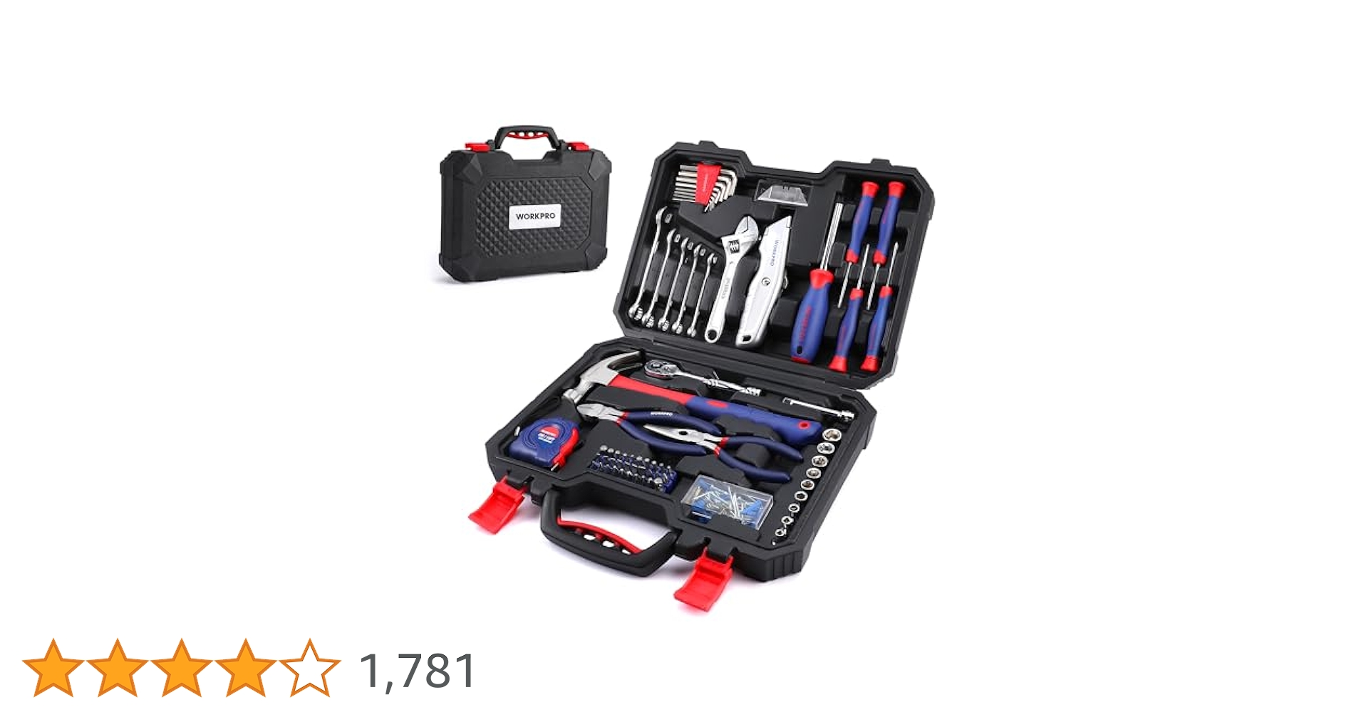 Amazon | WORKPRO 160点 ホームツールセット 工具セット 家庭用